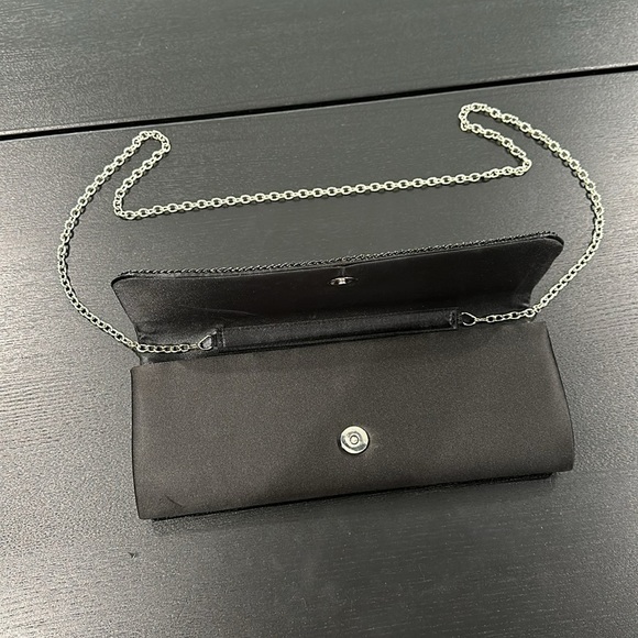 Bebe Chain Design Clutch with Strap - Picture 8 of 14